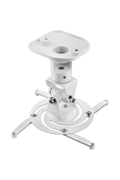 Techly Suport de tavan pentru videoproiector, reglabil, extensie 28 cm, capac...
