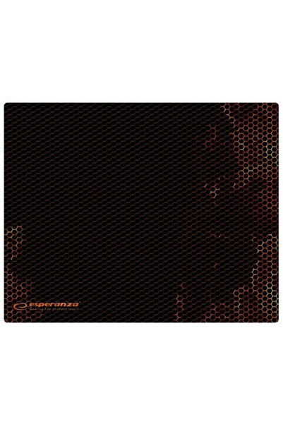 ESPERANZA FLAME мини подложка за мишка, черно-оранжева, 250x200мм, 1 брой.