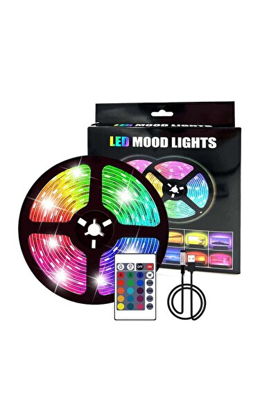 Generic Benzi LED RGB cu lumini ambientale 5 m
