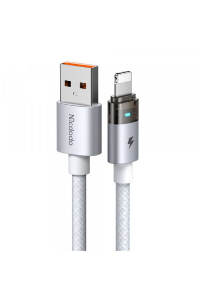 Mcdodo Cablu Date si Incarcare USB-A - Lightning CA-6912, 18W, 1.2m, Alb