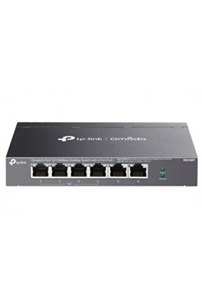 TP-LINK Omada DS106P Switch, 6 ports, PoE+
