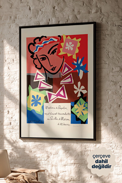 Persona Istanbul Henri Matisse "Madame de Pompadour" - Modern Sanat Posteri (...