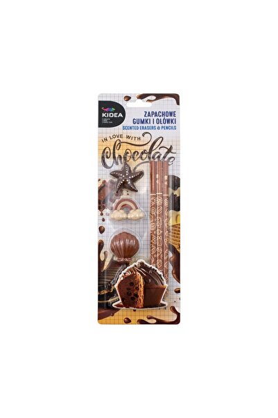 Kidea Set 3 creioane HB cu radiere parfumate, ZAGOACKA