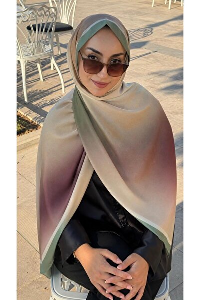 Firuze scarf Degrade Patterned Soft Shawl