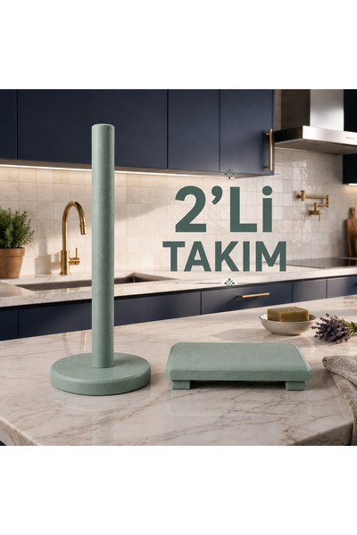 DUDECOR Doğal Ahşap Kağıt Havluluk Modern Mutfak Düzenleyici Yağdanlık Altı İ...