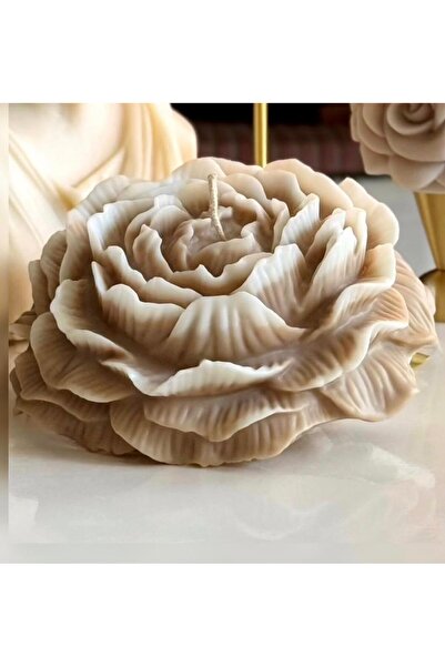 SCA CANDLE Dekoratif Mum Şakaik çiçek gül 10 Cm