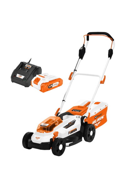 RURIS Masina de tuns gazon cu acumulator RXI3324E Power Alfa UP, 33 cm, 5 niv...