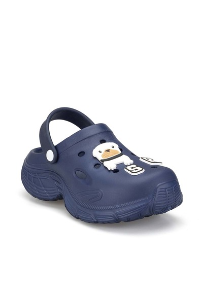 DARK SEER Ds Monapi.Zumrut Navy Blue White Orthopedic Eva Women's Buckle Slip...