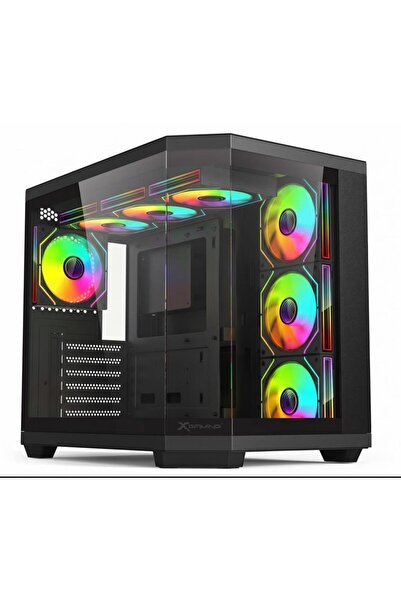 XGAMING Black 7 X ARGB Fanlı ATX Oyuncu Kasası (426*285*380mm)