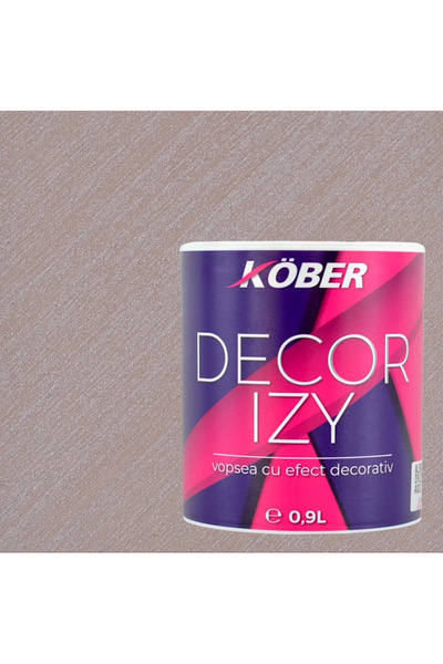 Kober Vopsea decorativa, Decor, efect sidefat si texturat, 0.9 litri