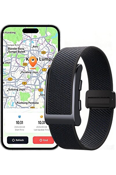 PİYATECH Akıllı GPS Fitness Takip Bilekliği – Nabız, Uyku, Adım ve SOS Özelli...