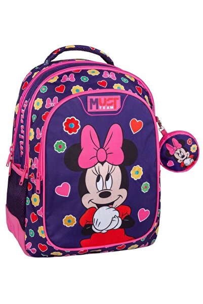 Diakakis Σακίδιο πλάτης δημοτικού με 3 θήκες Disney Minnie Mouse Cutie