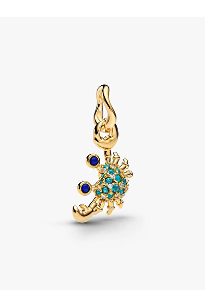 ELADORA 925 Ayar Gümüş Yengeç Sallantılı Charm