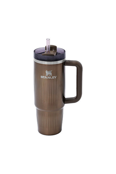 Stanley Quencher H2.0 Fluted 10-13003-012 Termos 0,59 L Kahverengi