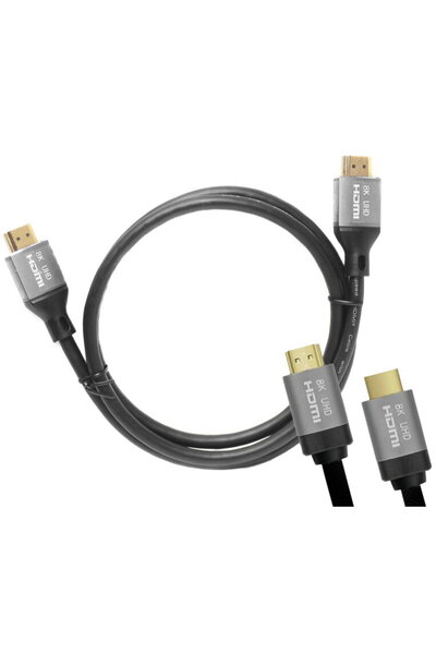 LTC Cablu Video Gold, HDMI la HDMI, 8K, cablu 1m, Negru