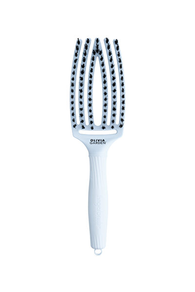 Olivia Garden Fingerbrush Care Iconic Boar Nylon Pastel Blue