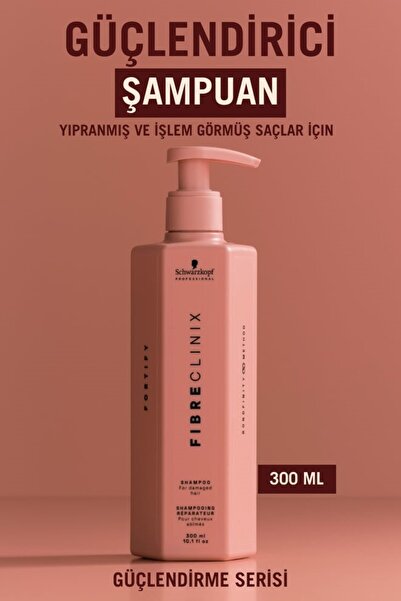 Schwarzkopf Fibre Clinix Güçlendirici Şampuan 300 ml