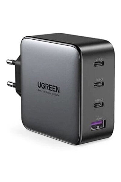 Ugreen Încărcător de rețea Ugreen, "CD226" Quick Charge 4, 100W GaN, 3 x USB ...