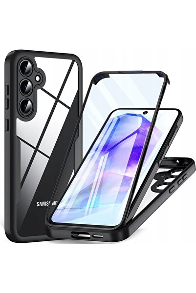Koanni 360 °   Husă EXO ARMOR - Sticlă hibridă încorporată - Pentru Samsung A...