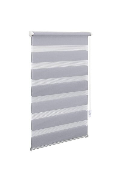 OtherMax Rulou Fereastră Zi-Noapte Fără Găurire Opac Gri 50x150 cm — rulou zi...