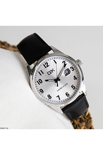 Daniel Klein Dk407136 Leather Cord Men's Wristwatch