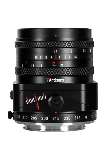 7artisans Ръчен обектив Тилт-шифт 50mm F1.4 за Fuji FX