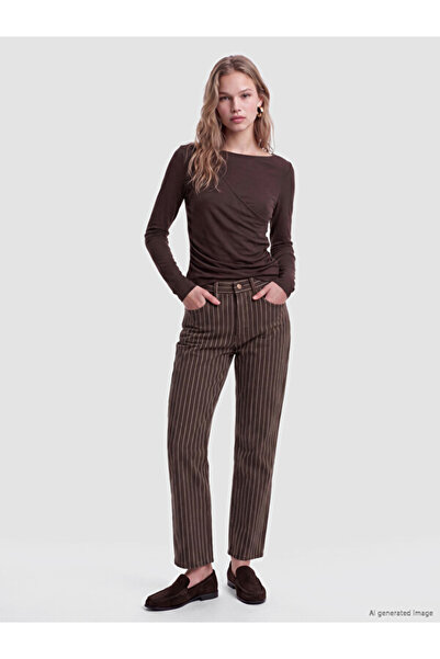 LC Waikiki Quality Pieces from Çelebi Store: Women's Skinny Fit Striped Jean ...
