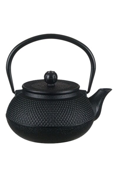 YUPY Black teapot, YUPY®, embossed model, with handle, 600 ml