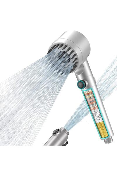GENERAL Shower Head with Filter for Hard Water Handheld Massage Showerhead Re...