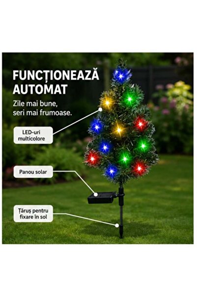 OEM Decorațiune Solară de Crăciun pentru Exterior, Lumini LED Automate
