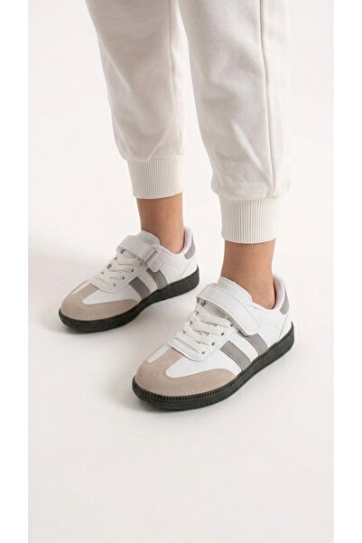 eformoda by emre yılmaz White Gray Children's Sports Shoes Sm02