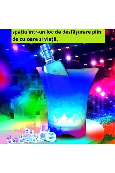 OEM LED Ice Bucket with Integrated Diffuser, Rechargeable