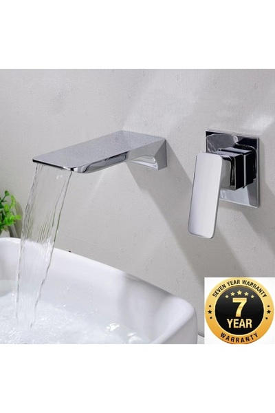 OEMN Bathroom Faucet Bathtub Jacuzzi Sink Built-In Chrome Color New Waterfall...