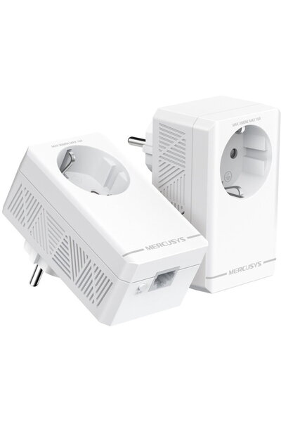 Mercusys Powerline MP500P KIT, WI-FI, AV1000, transfer 1000 Mbit/s Ethernet L...
