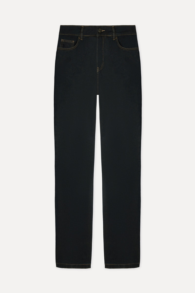Mudo Men's Indigo Straight Fit Jean Trousers