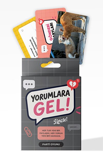Planet Butik Come to the Comments Party Game - Linçle