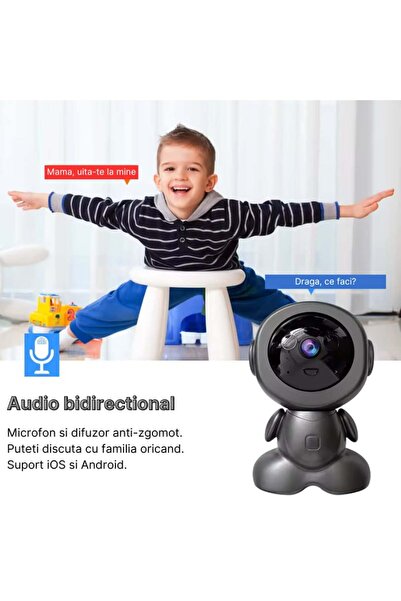 OEM ROBOT WiFi Camera, Microphone, Infrared, Motion Detection (RO-V01)