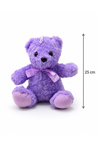 PONİKİDO 25 Cm Peluş Ayıcık Yumuşak Sevimli Oyuncak Ayı Hediye