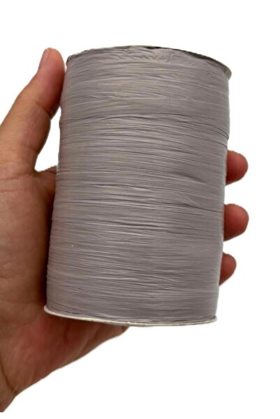 angel çanta aksesuar Number 53 Light Gray Color Angel Soft Raffia, Satin Raff...