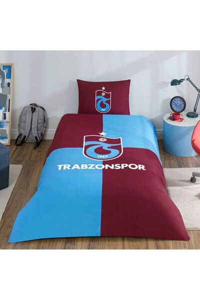 Taç SET DE PAT NOU SEZONUL TRABZONSPOR LEGENDAR, LICENȚIAT, PENTRU O PERSONĂ