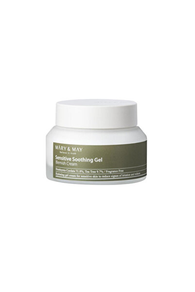 Mary and May , Sensitive Soothing, Clears blemishes, Daily, Gel Cream, For Fa...