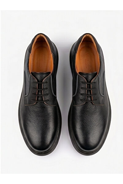 CRC AYAKKABI 100% Calfskin Breathable Inner Lining Comfortable Cut Men's Shoes