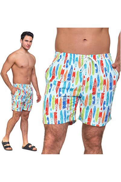 MORAJ Pantaloni scurti de baie barbati, Moraj, uscare rapida, talie elastica,...