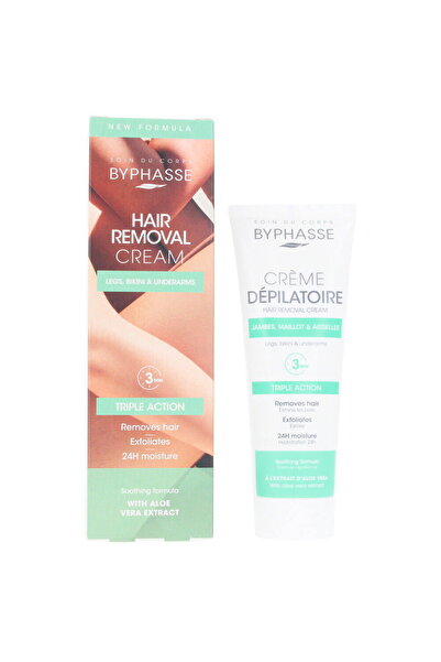 BYPHASSE , Byphasse, Aloe Vera, Hair Removal Cream, For All Skin Types, For L...