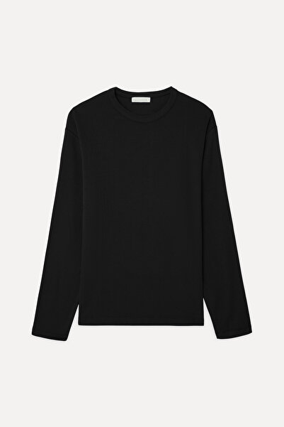 Mudo Men's Black Comfort Fit Crew Neck T-Shirt