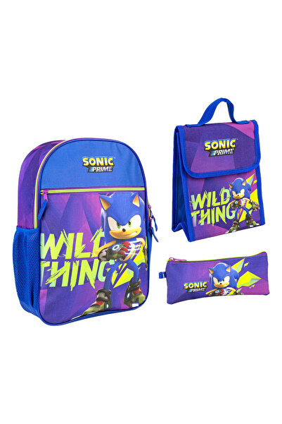 Cerda Penar Sonic Prime + cutie de prânz + rucsac 42cm