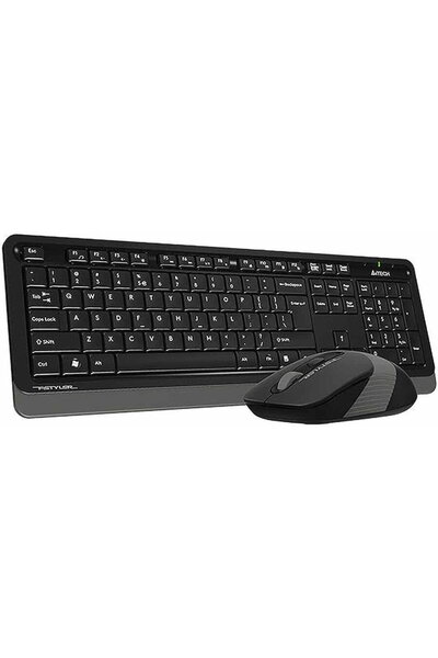 A4 Tech Kit tastatura si mouse wireless A4Tech FG1010 Grey 104 taste 2000 dpi...