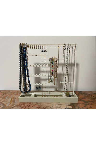 DU&ER Jewelry Organizer Necklace Earrings Bracelet Ring Holder Jewelry Organi...
