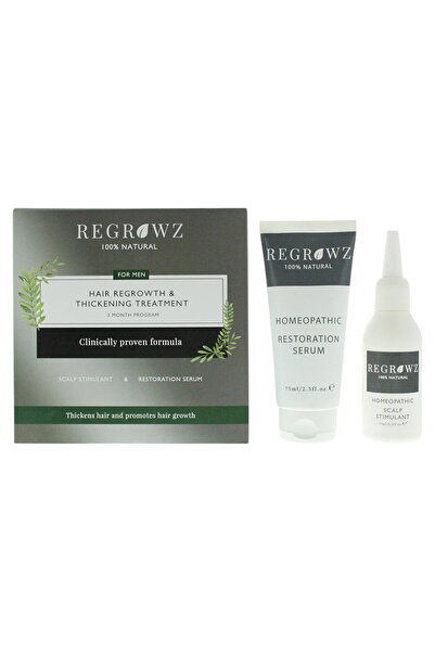 Regrowz Set Regrowz: Homeopatic, Ser pentru Scalp, Restaurator, 75 ml + Homeo...