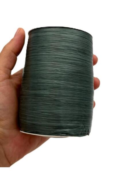 angel çanta aksesuar Number 16 Dark Green Color Angel Soft Raffia, Satin Raff...
